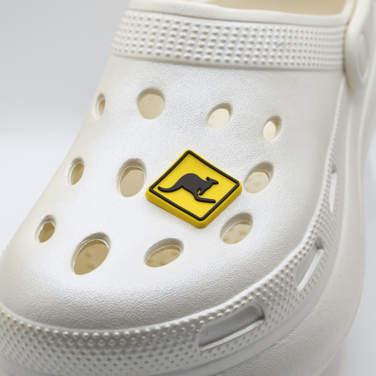 Kangaroo Crossing Shoe Charm