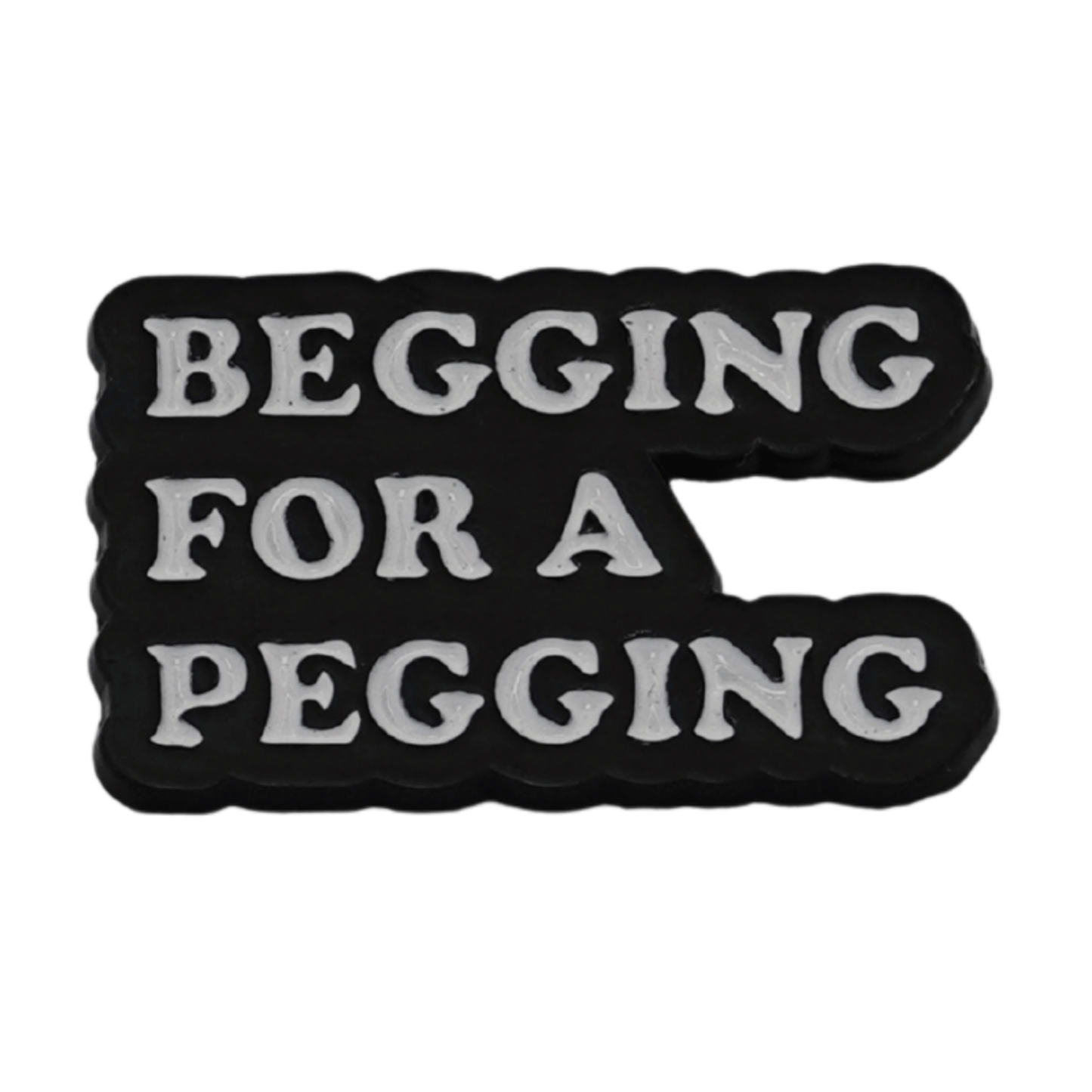 Begging For A Pegging Enamel Pin