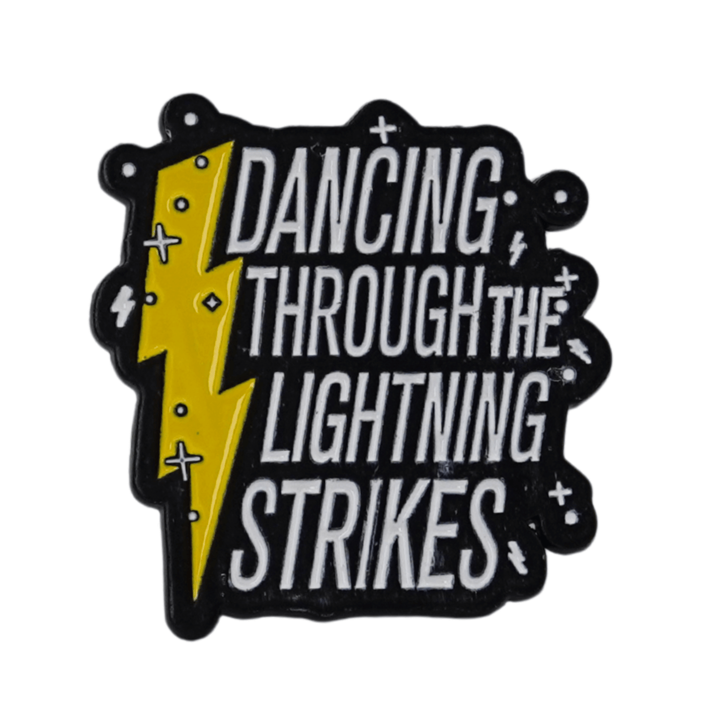 Dancing Through The Lightning Strikes Enamel Pin