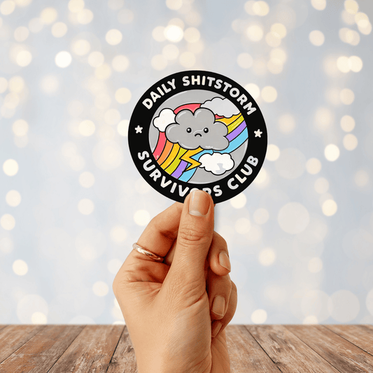 Daily Shitstorm Survivors Club Sticker