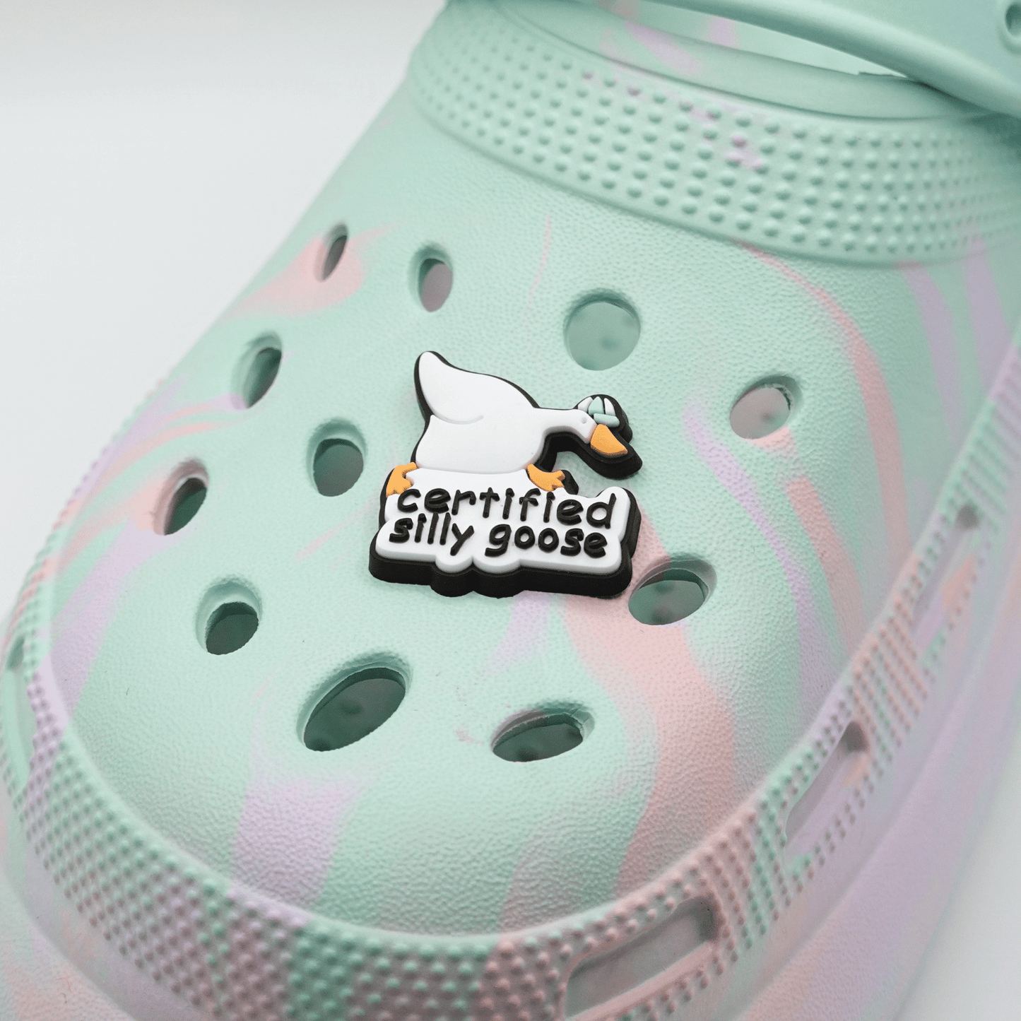 Certified Silly Goose Croc Charm