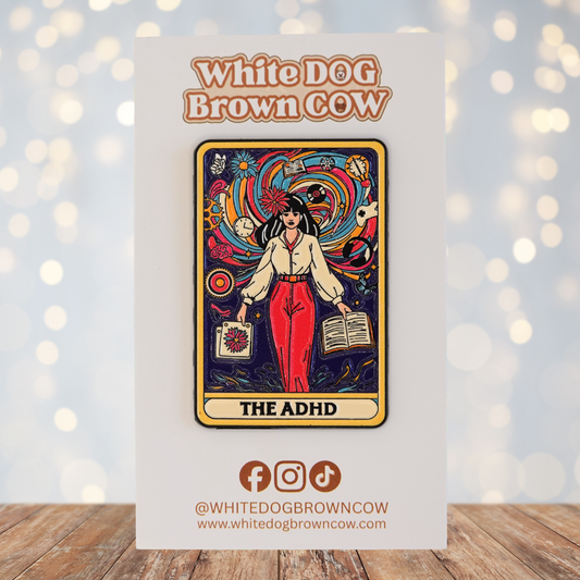 "The ADHD" Tarrot Card Enamel Pin