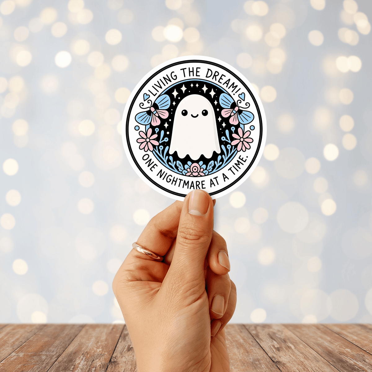 Living The Dream One Nightmare At A Time Sticker