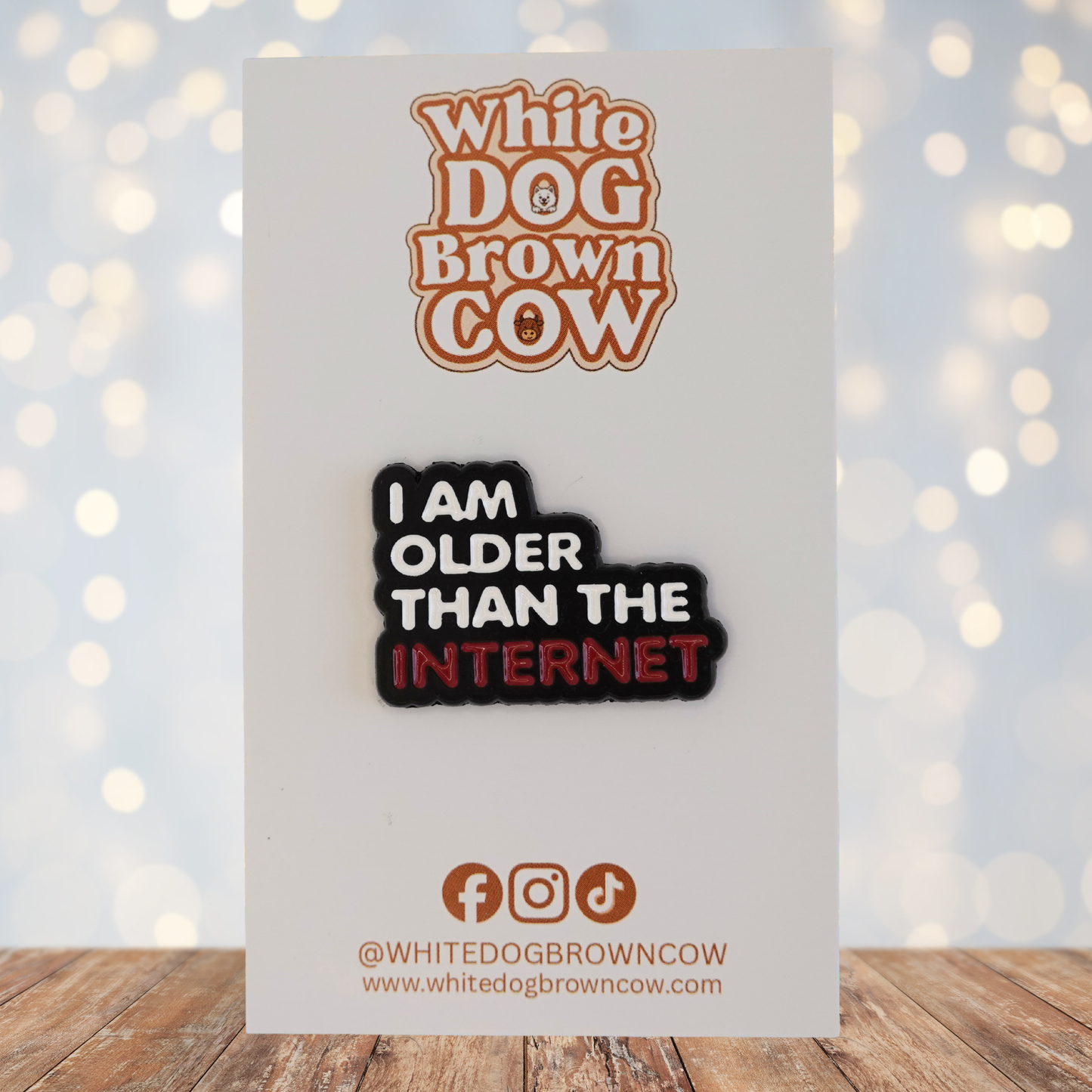 "I Am Older Than The Internet" Enamel Pin