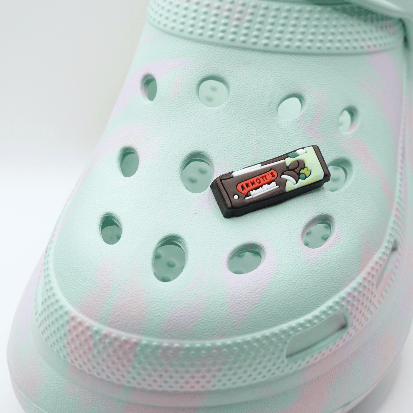 Arnott's Mint Slice Croc Charm
