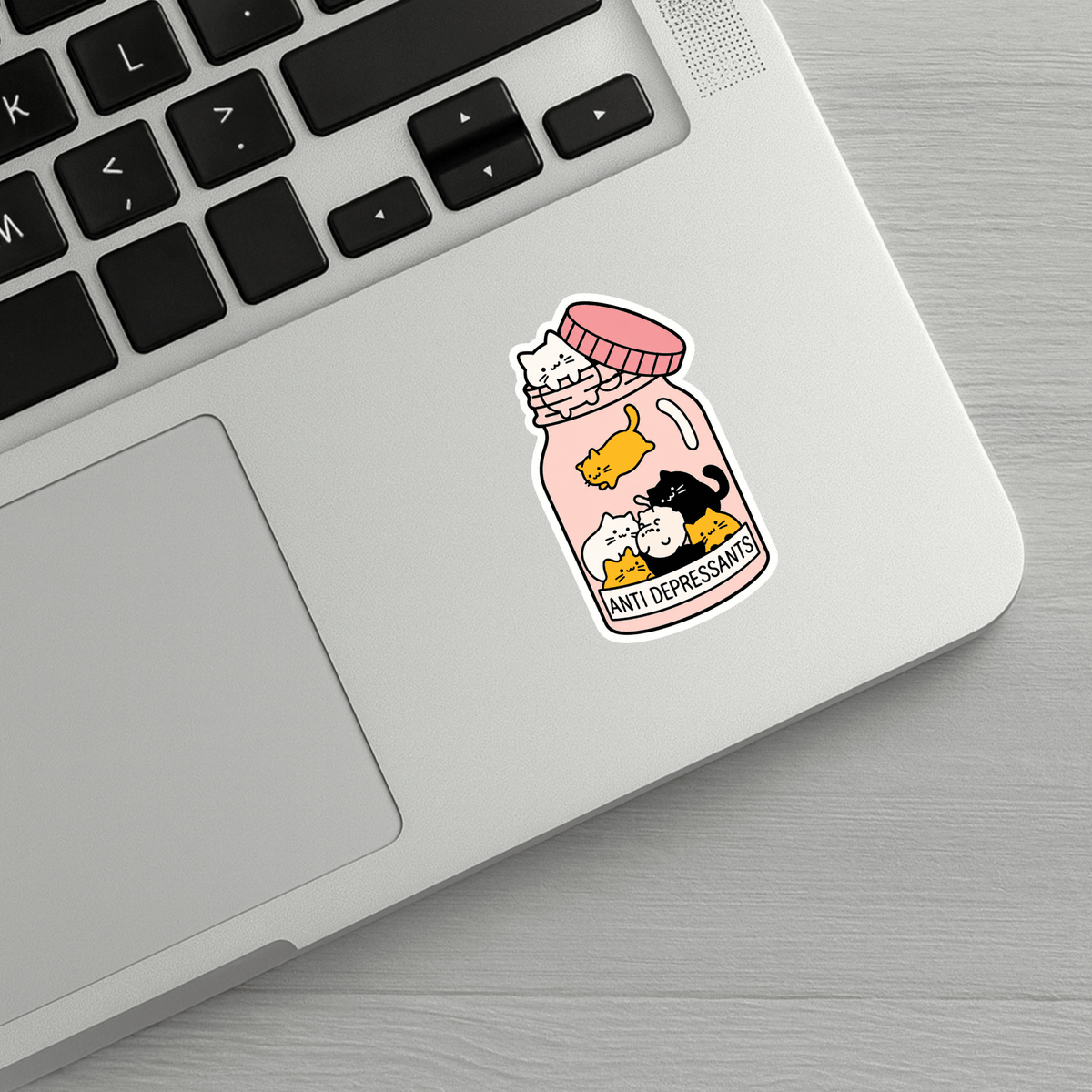 Antidepressants Cat Sticker