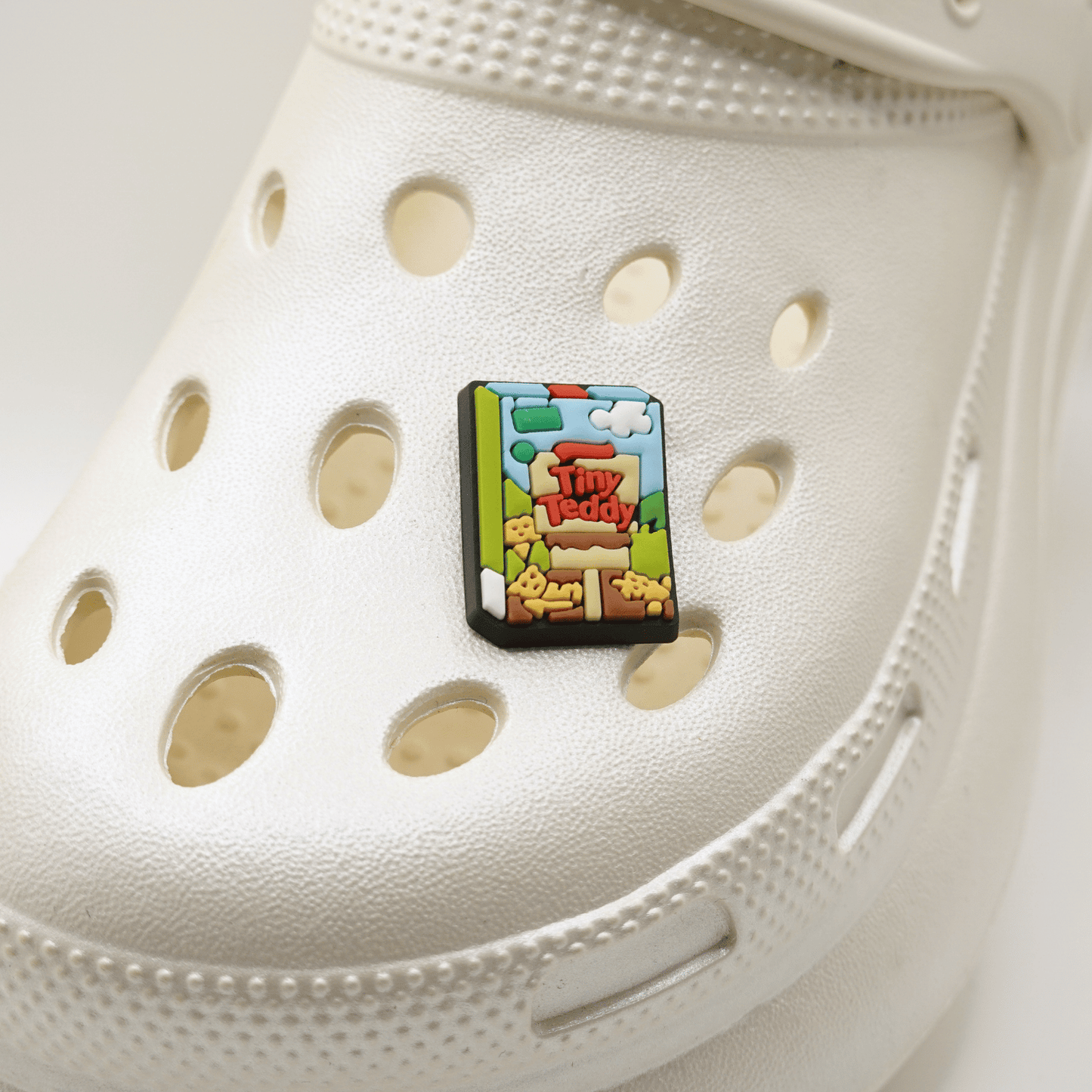 Tiny Teddy Croc Charm