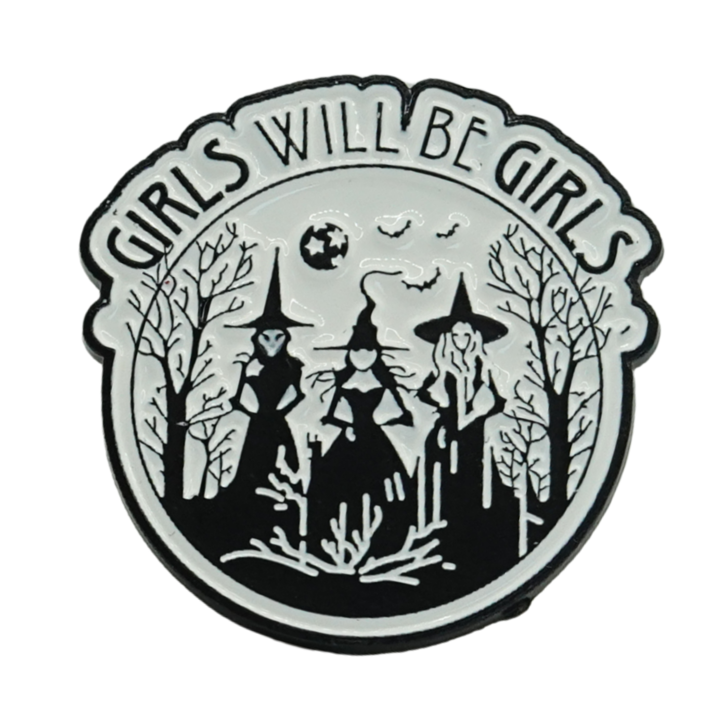 Girls Will Be Girls Enamel Pin