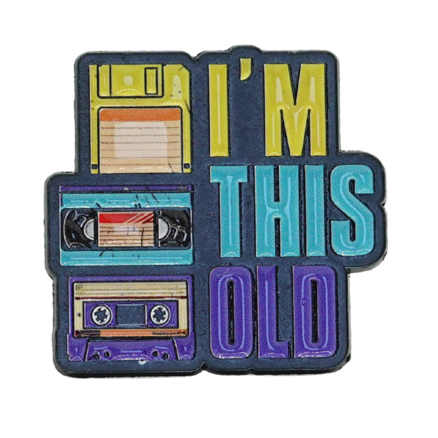 I'm This Old Enamel Pin