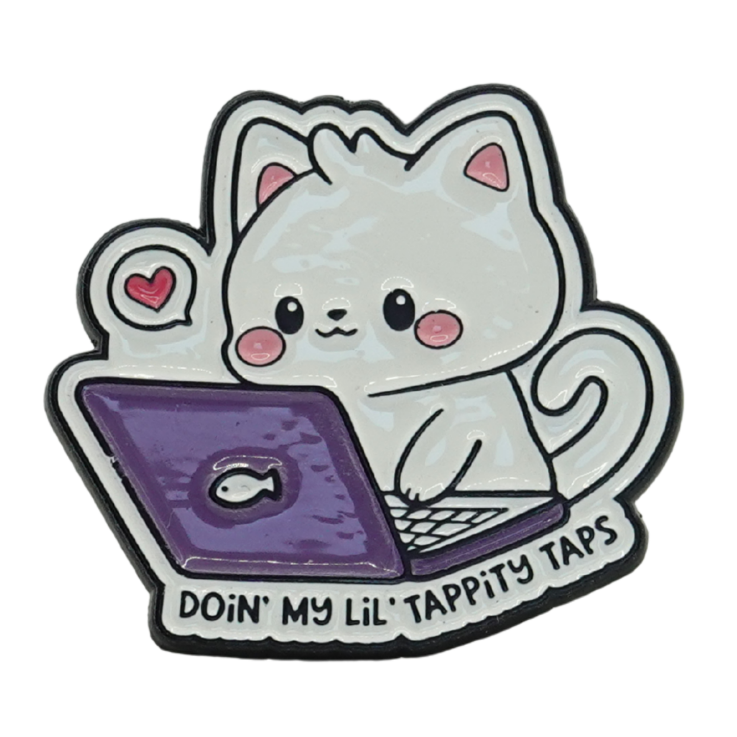 Doin' My Lil' Tappity Taps Enamel Pin