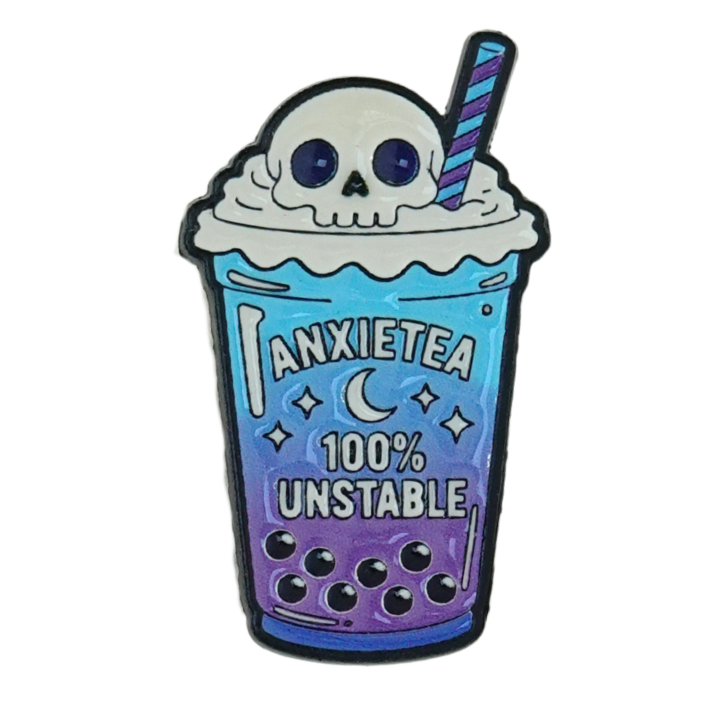 Anxietea Enamel Pin