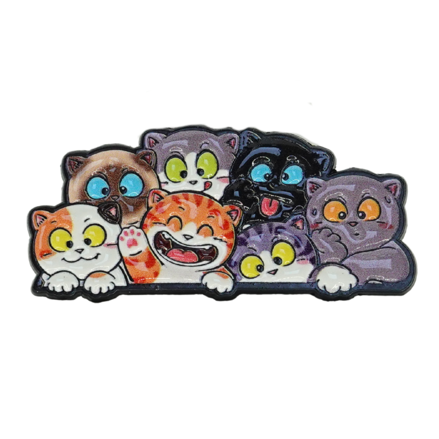 Cat Chaos Enamel Pin