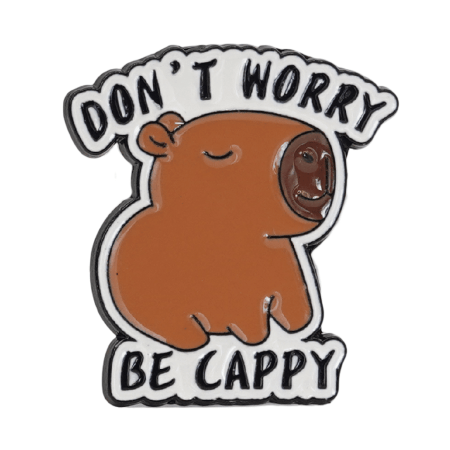Don't Worry Be Cappy Enamel Pin