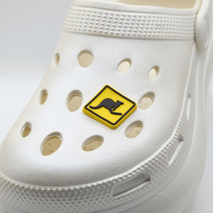 Kangaroo Crossing Shoe Charm