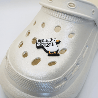 I Think I Will Cause Problems On Purpose Croc Charm