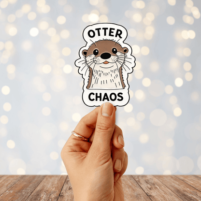 Otter Chaos Sticker