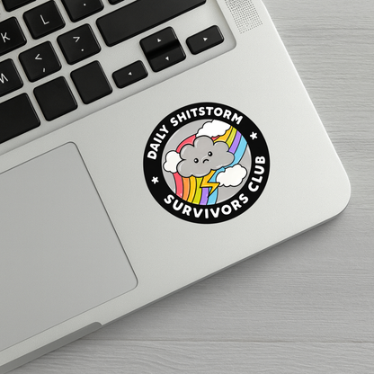Daily Shitstorm Survivors Club Sticker