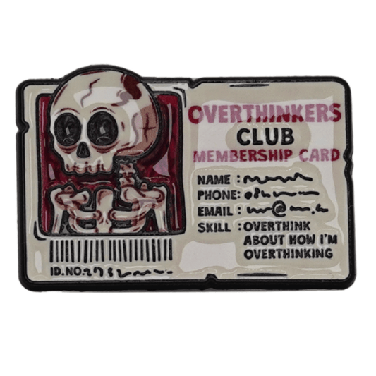 Overthinkers Club Enamel Pin