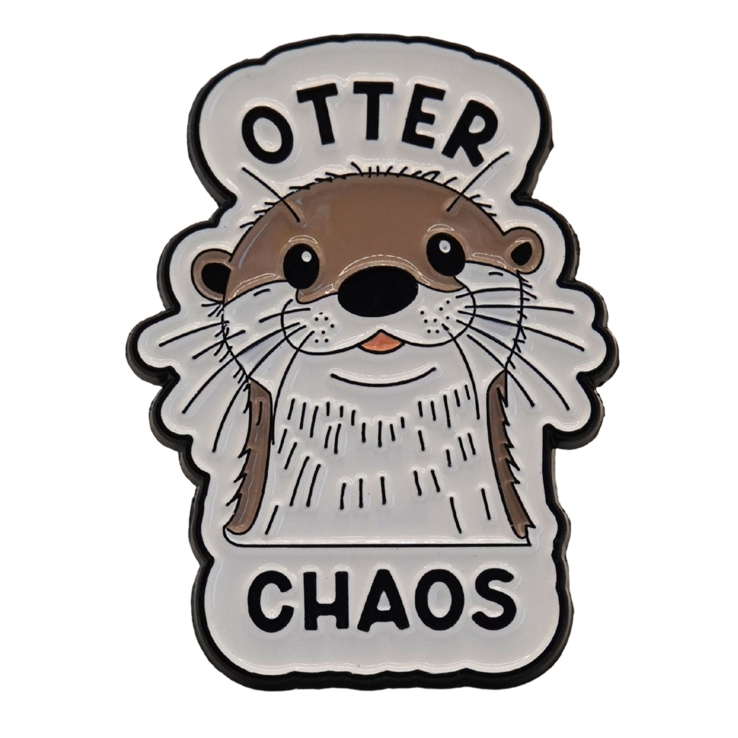 "Otter Chaos" Enamel Pin