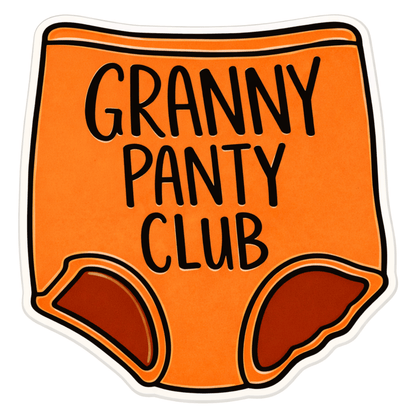 Granny Panty Club Sticker