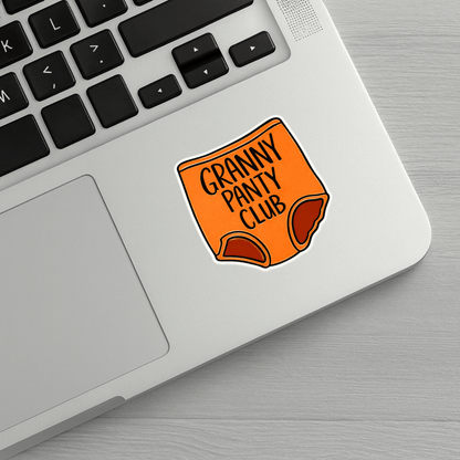 Granny Panty Club Sticker