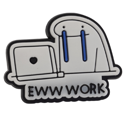 Eww Work Croc Charm