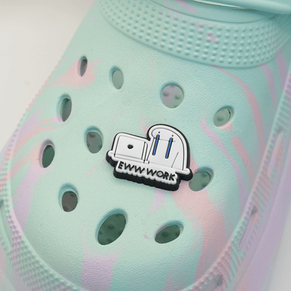 Eww Work Croc Charm