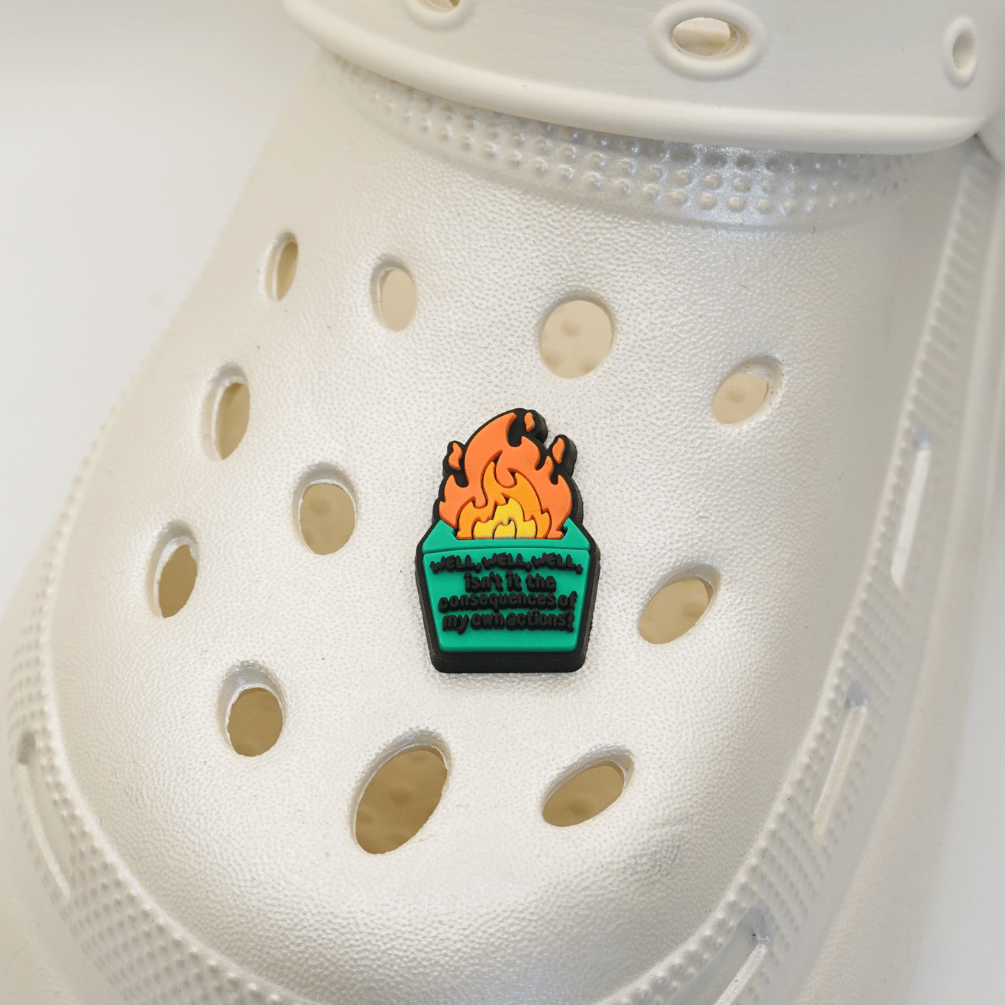 Consequences Of My Own Actions Croc Charm