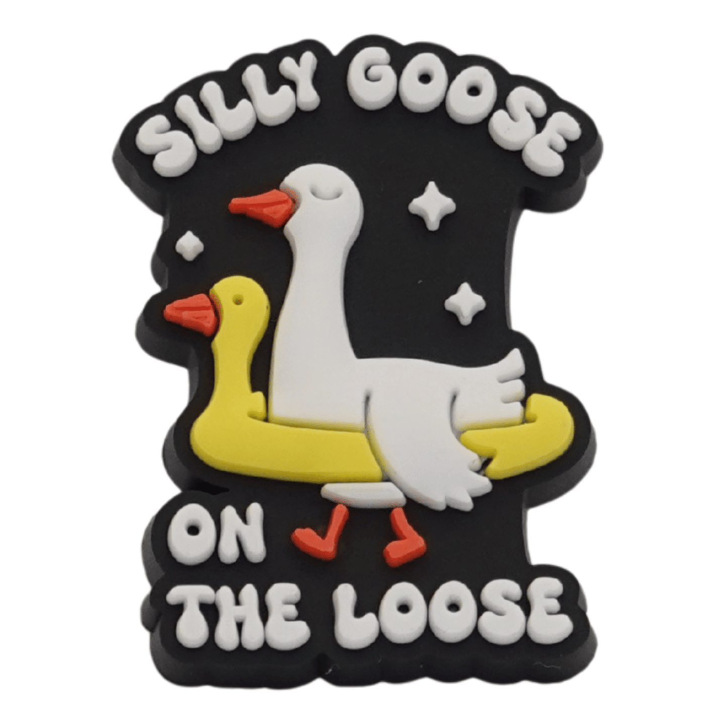 Silly Goose On The Loose Croc Charm