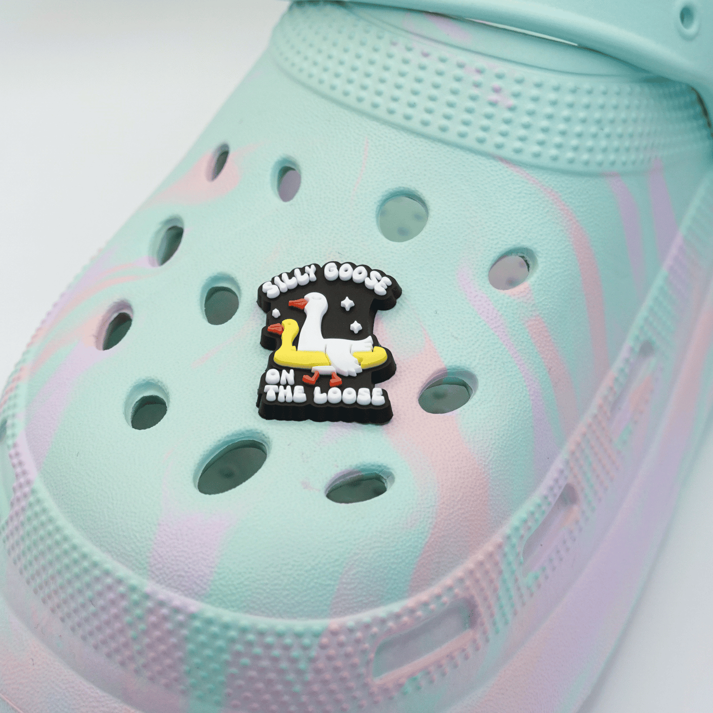 Silly Goose On The Loose Croc Charm