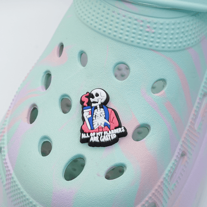 All Of My Flabbers Are Gasted Croc Charm