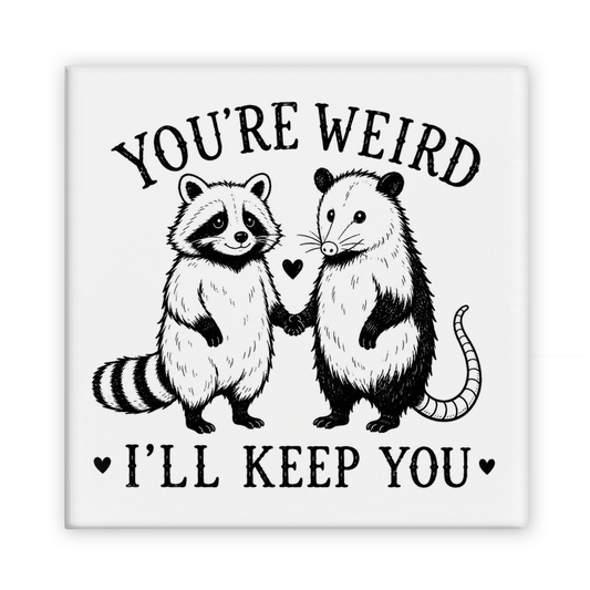 You're Weird I'll Keep You Magnet