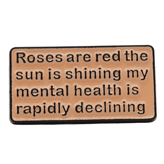Roses Are Red, The Sun Is Shining... Enamel Pin