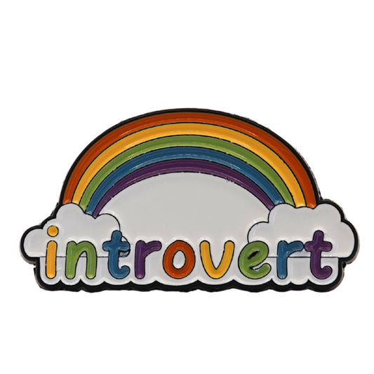 "Introvert" Enamel Pin