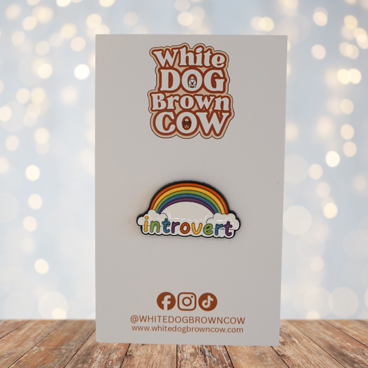 "Introvert" Enamel Pin