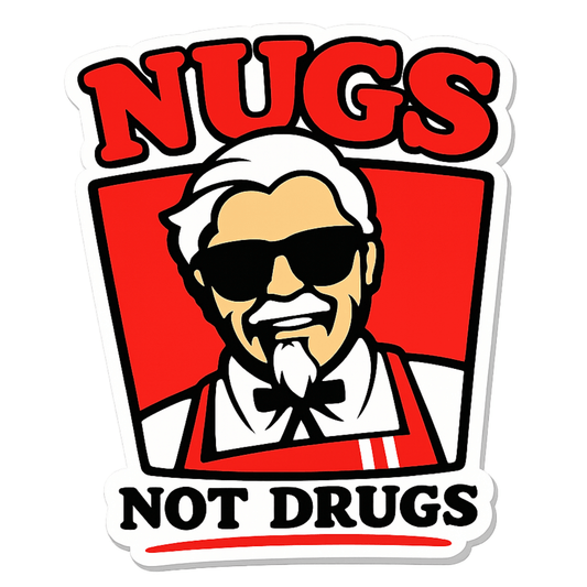 Nugs Not Drugs Sticker