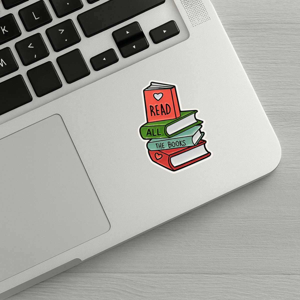 Read All The Books Sticker