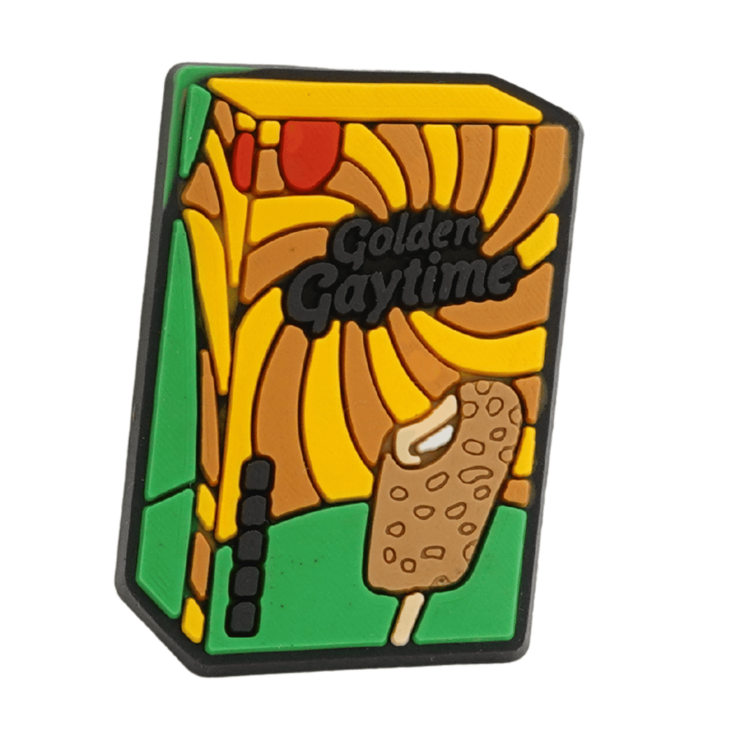 Golden Gaytime Croc Charm