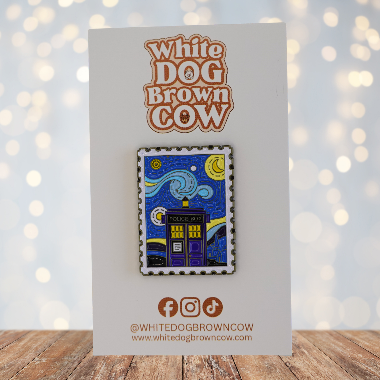 Dr Who "Vincent" Enamel Pin