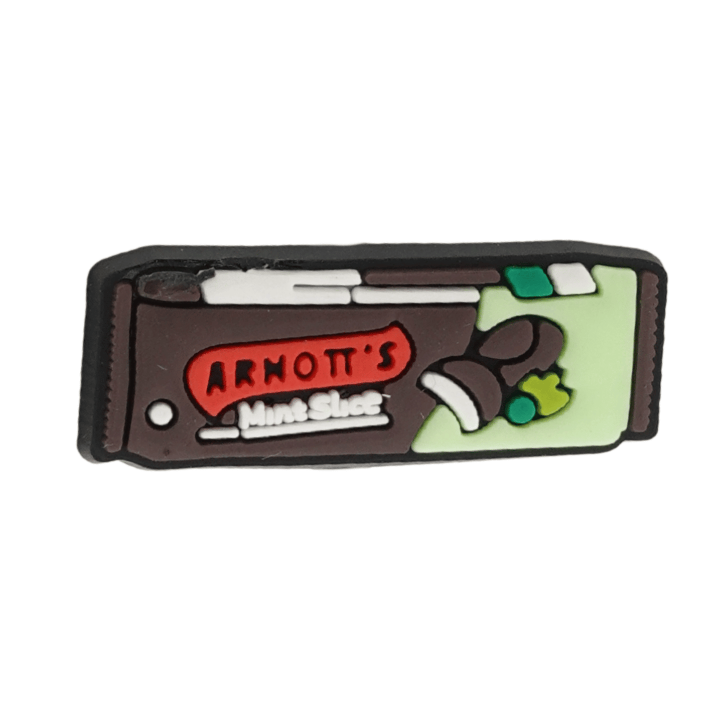 Arnott's Mint Slice Croc Charm