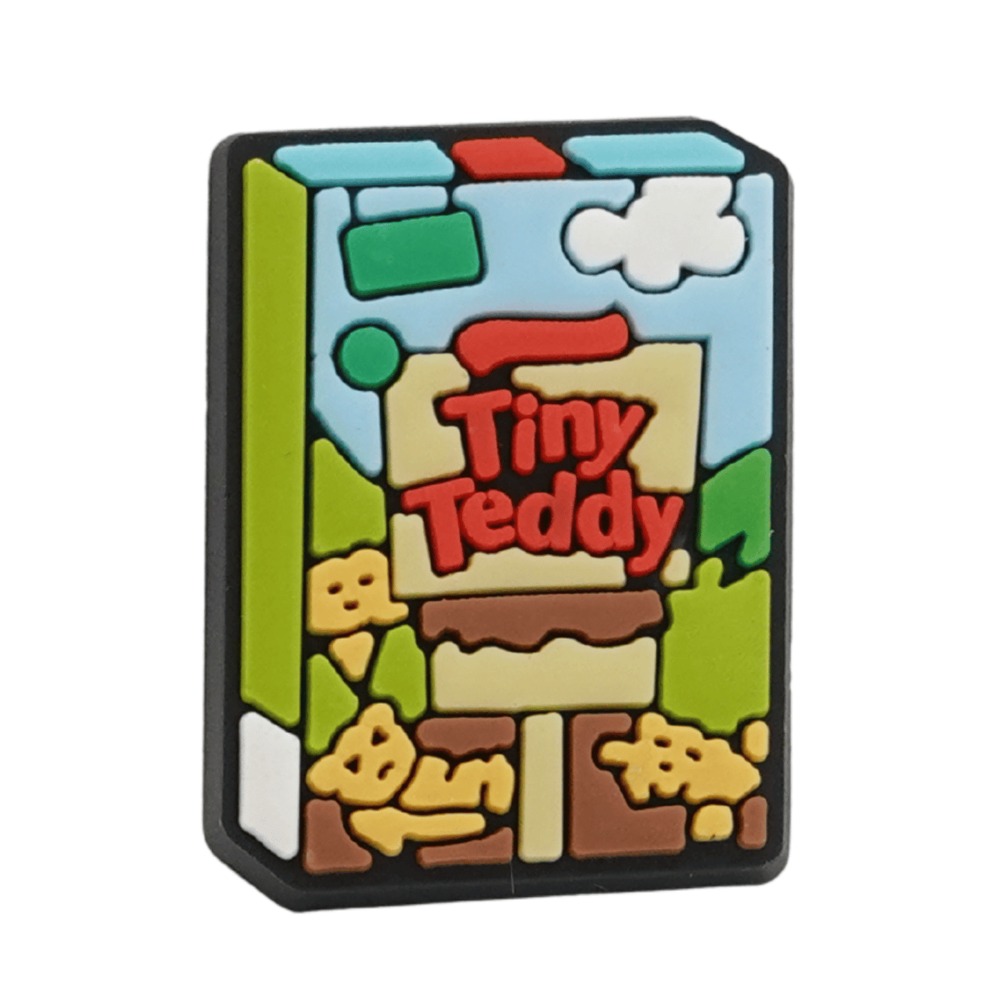 Tiny Teddy Croc Charm