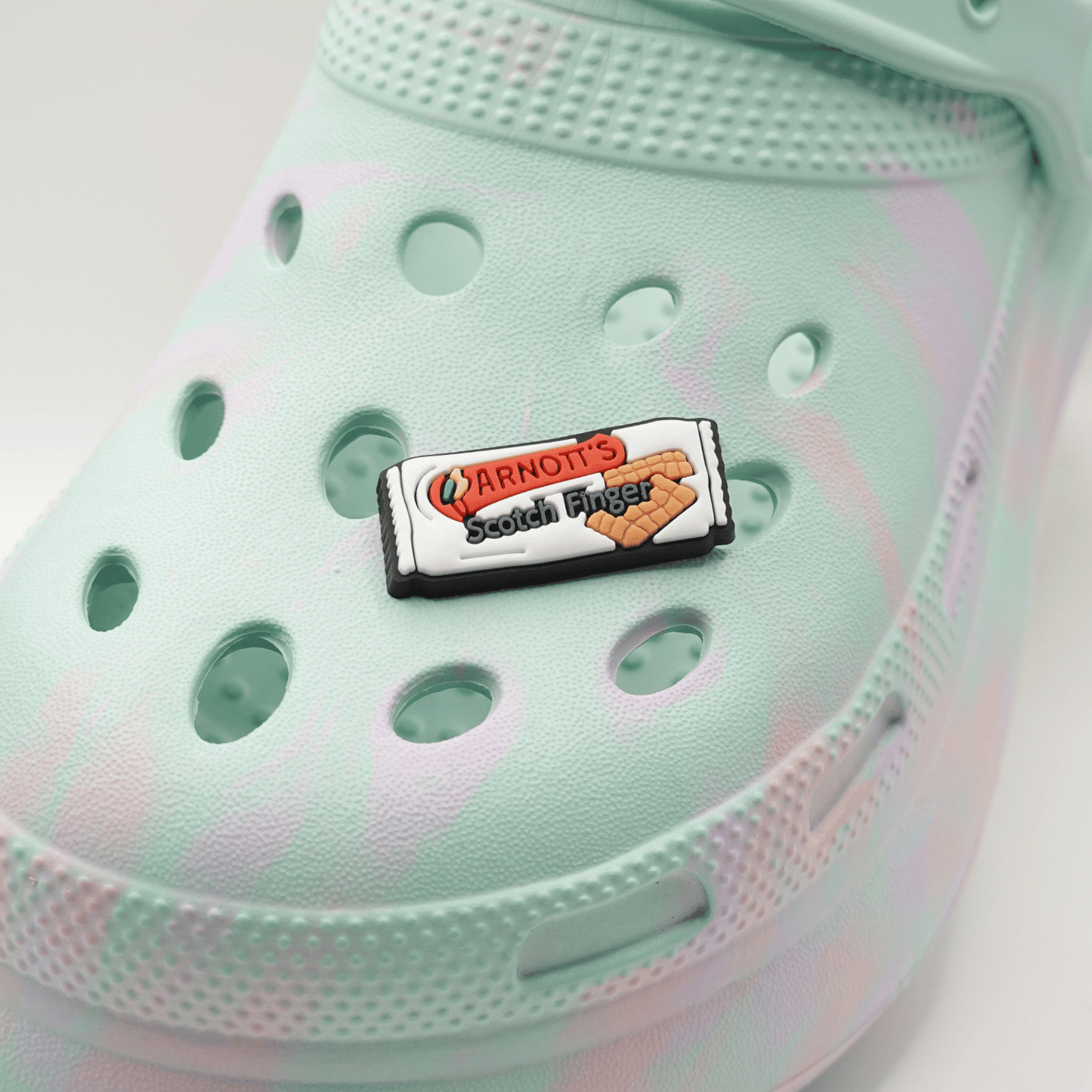 Arnott's Scotch Finger Croc Charm