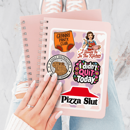 Easily Distracted By Capybaras Sticker