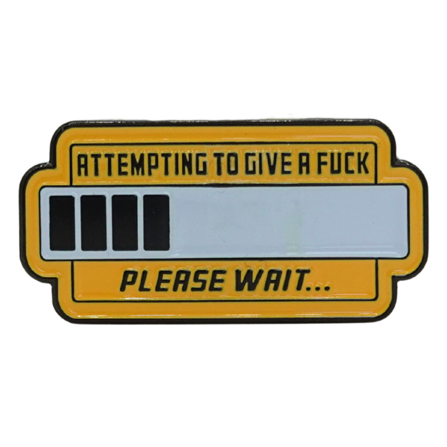 Attempting To Give A Fuck Enamel Pin
