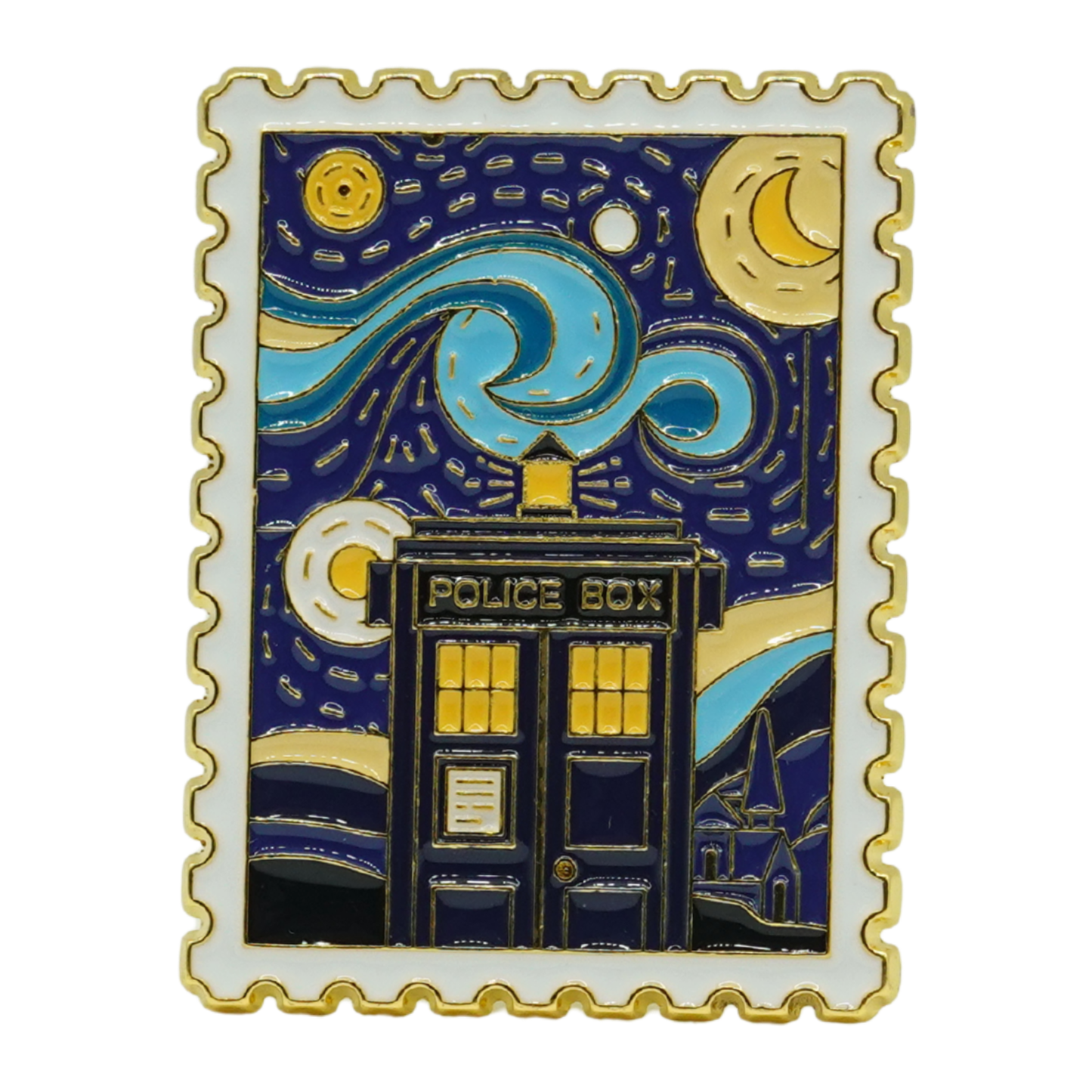 Dr Who Vincent Enamel Pin