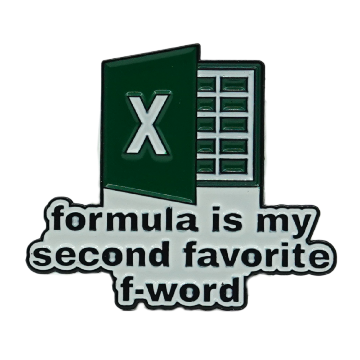 Formula Is My Second Favorite F-Word Enamel Pin