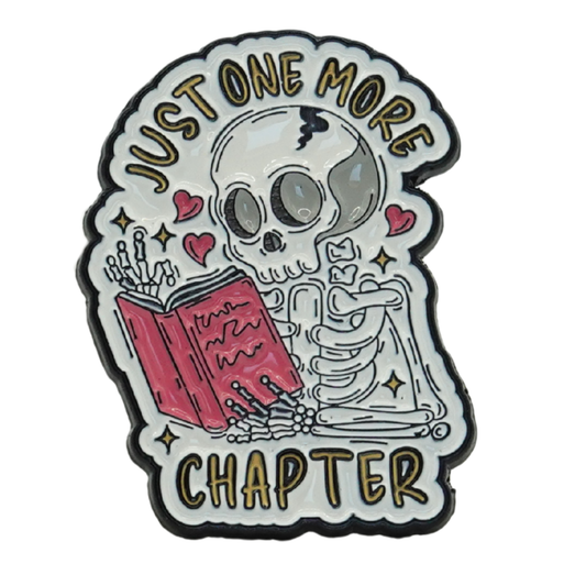 Just One More Chapter Enamel Pin