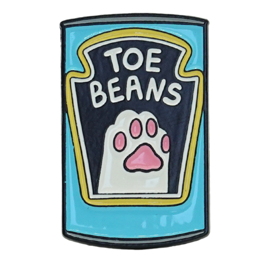 Toe Beans Enamel Pin