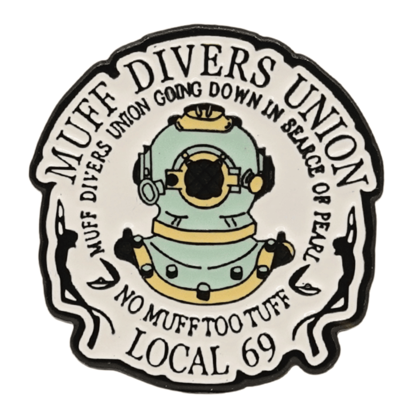 Muff Divers Union Enamel Pin