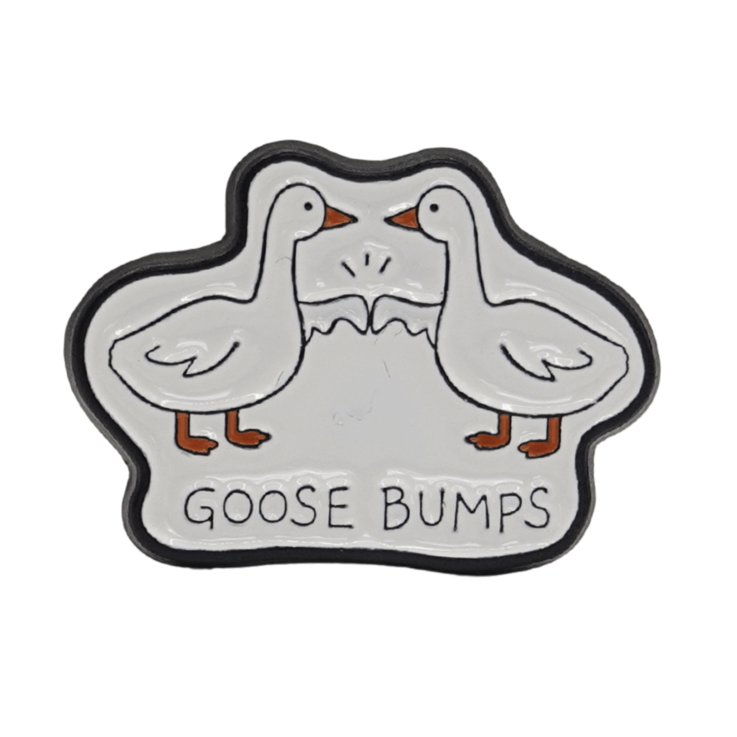 Goose Bumps Enamel Pin